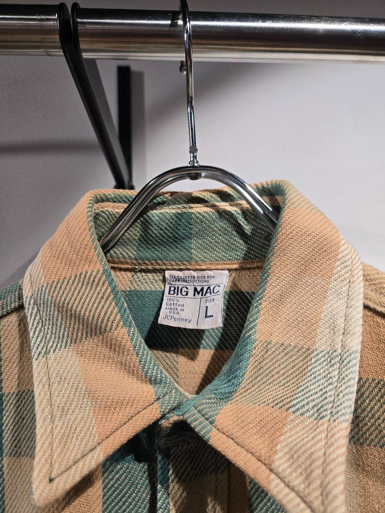1970's BIG MAC Flannel Shirt SIZE : L ネルシャツ ヴィンテージ