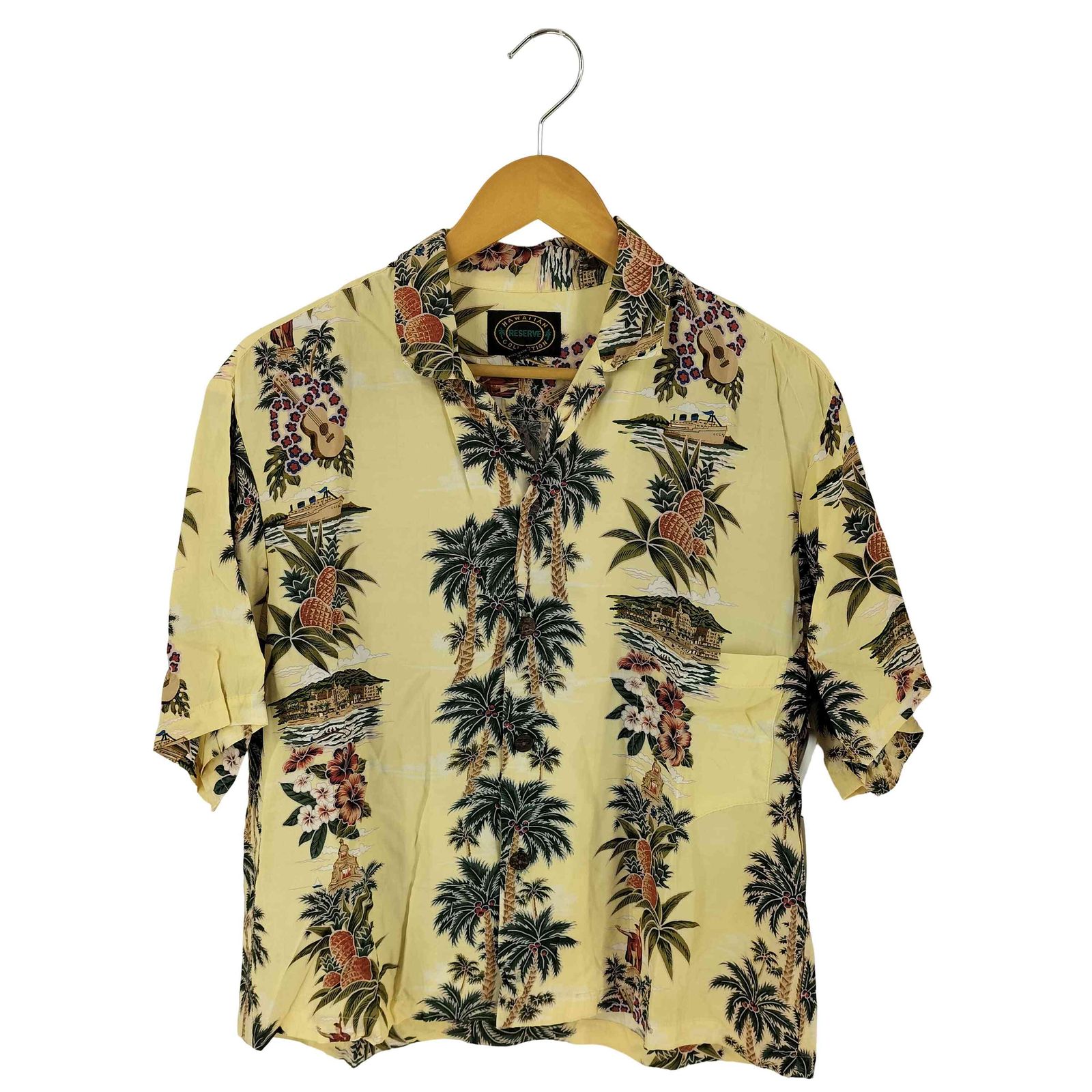 ハワイアンリザーブ HAWAIIAN RESERVE 90S HAWAII製 レーヨンアロハ