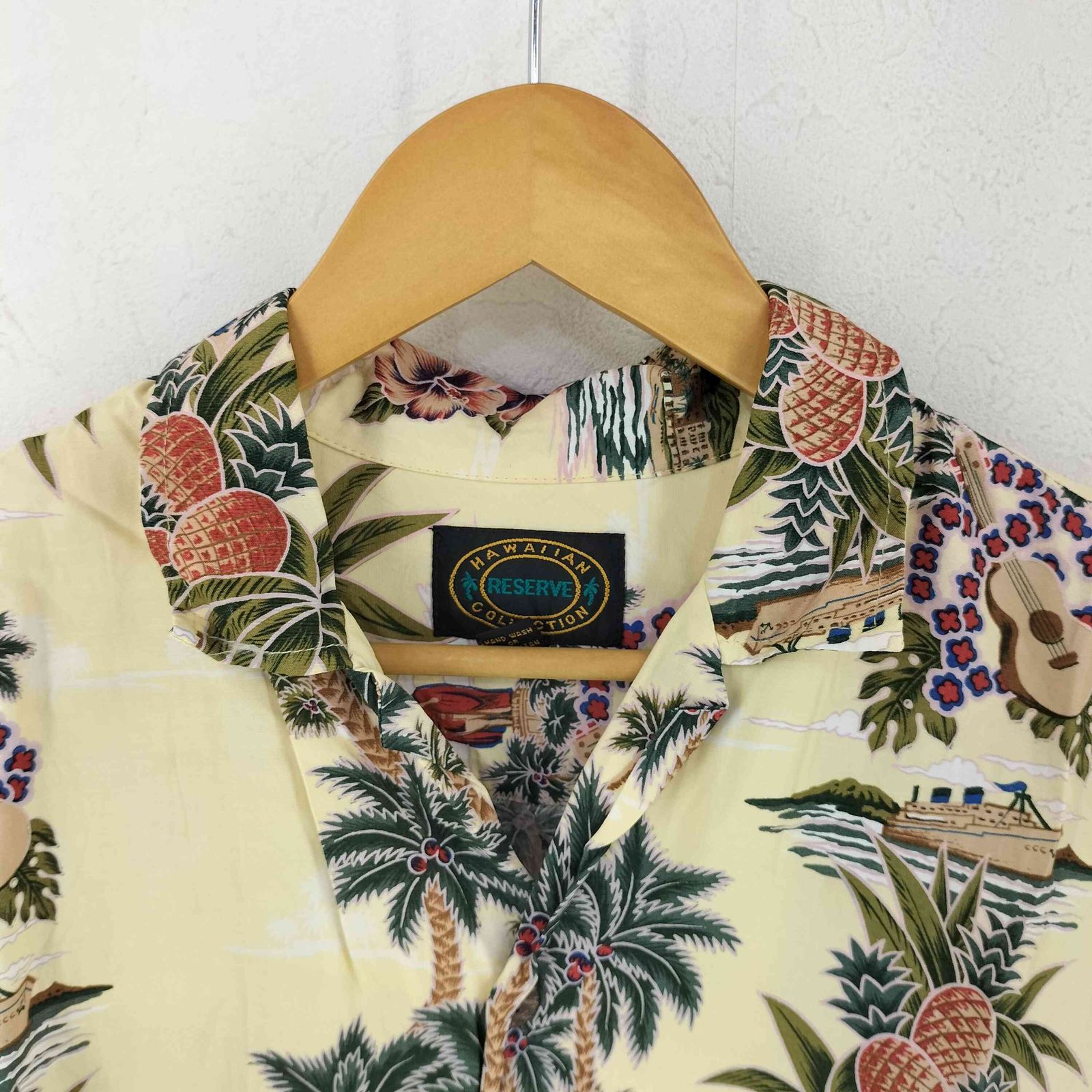 ハワイアンリザーブ HAWAIIAN RESERVE 90S HAWAII製 レーヨンアロハ