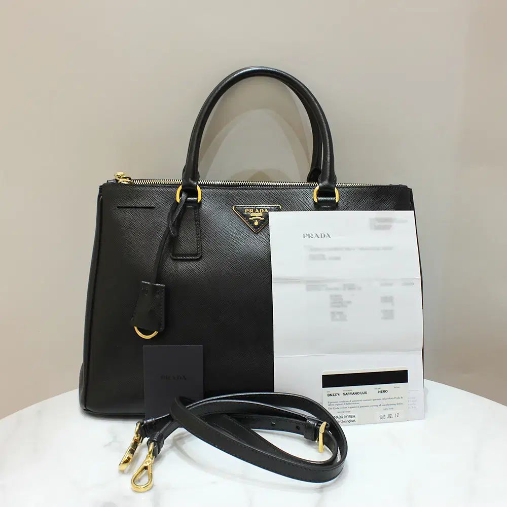 ブランドダオルドンネ PRADA サフィアーノ ラックス トートバッグ