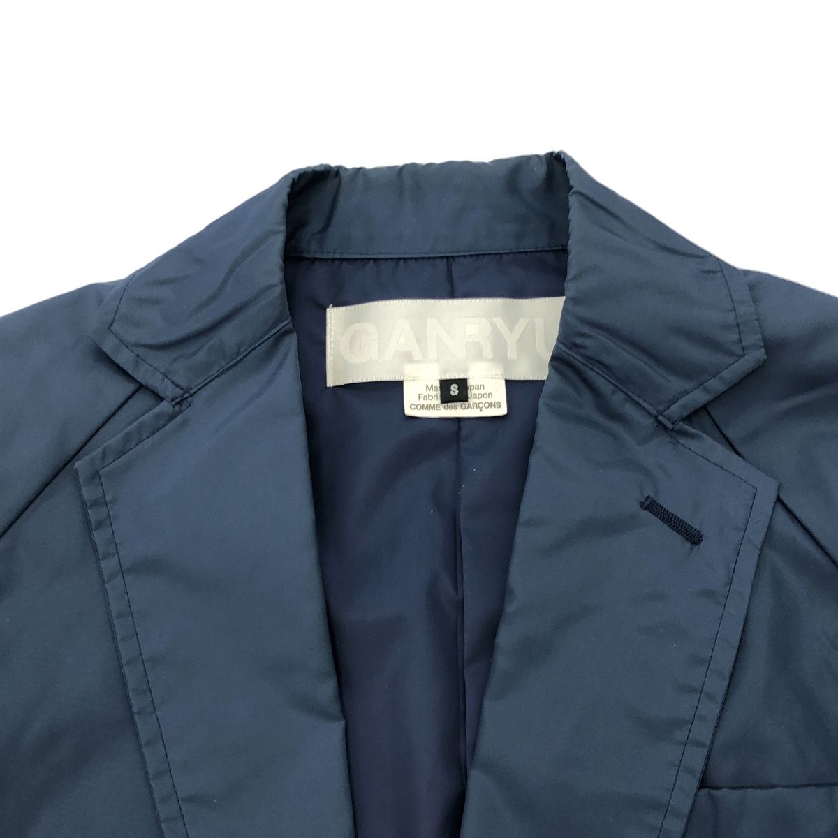 GANRYU ガンリュウ 16SS ナイロンコーチテーラードジャケット EQ-J006