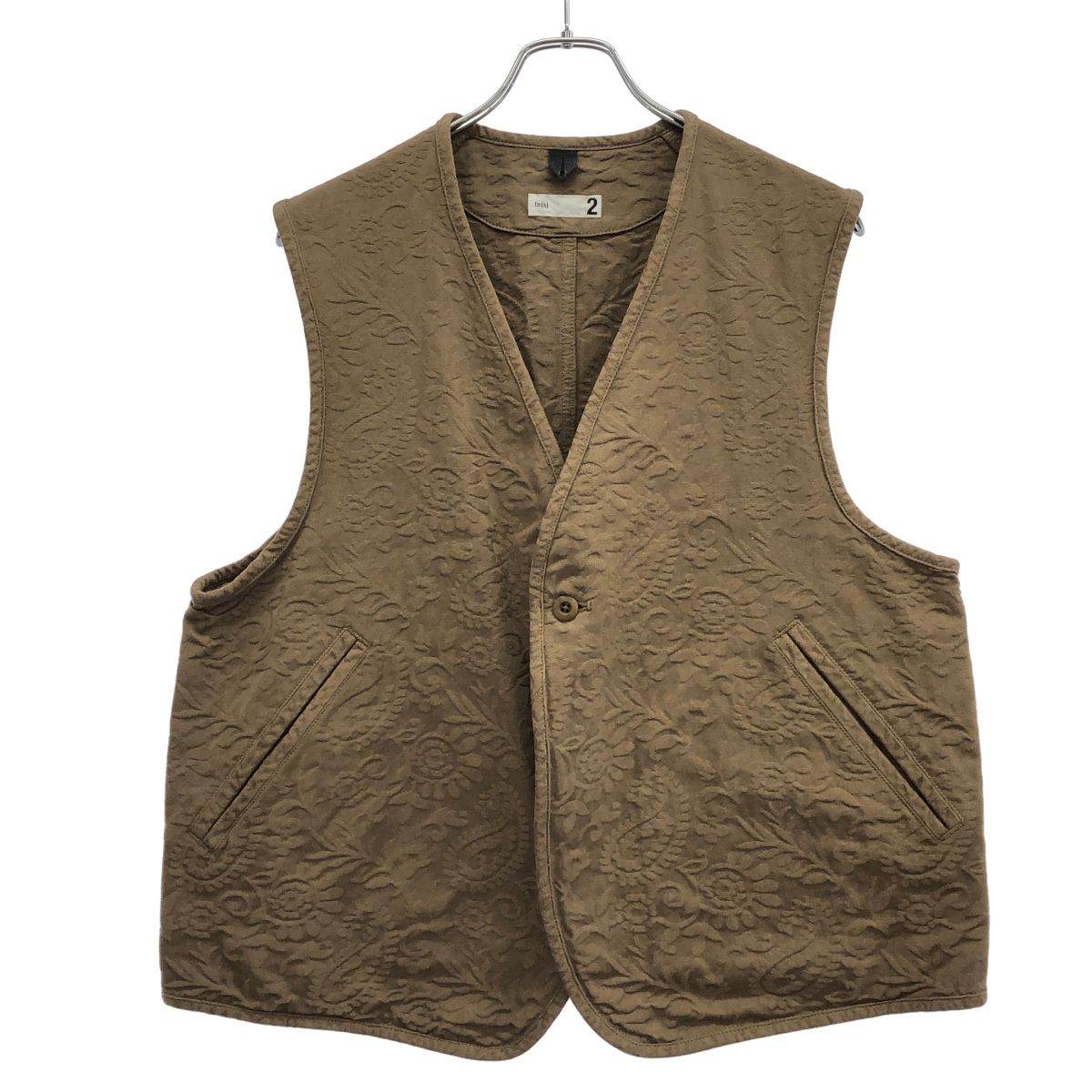 ts(s) Garment Dye Paisley Jacquard ベスト ts(s)（ティーエスエス）の「GarmentDye Jacquard Vest Paisley ベスト