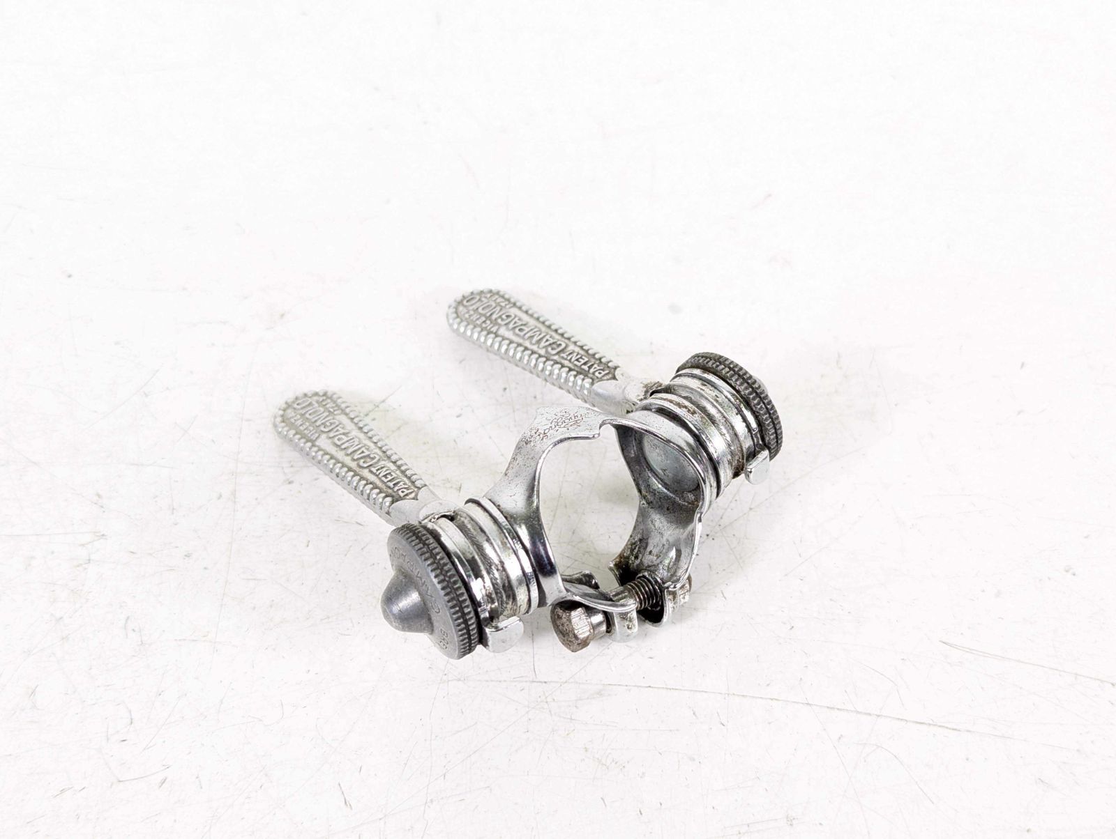 Campagnolo カンパニョーロ 　Ｗレバー　（ダウンチューブシフター） 並品】Campagnolo カンパニョーロ ダウンチューブ シフトレバー ダブル