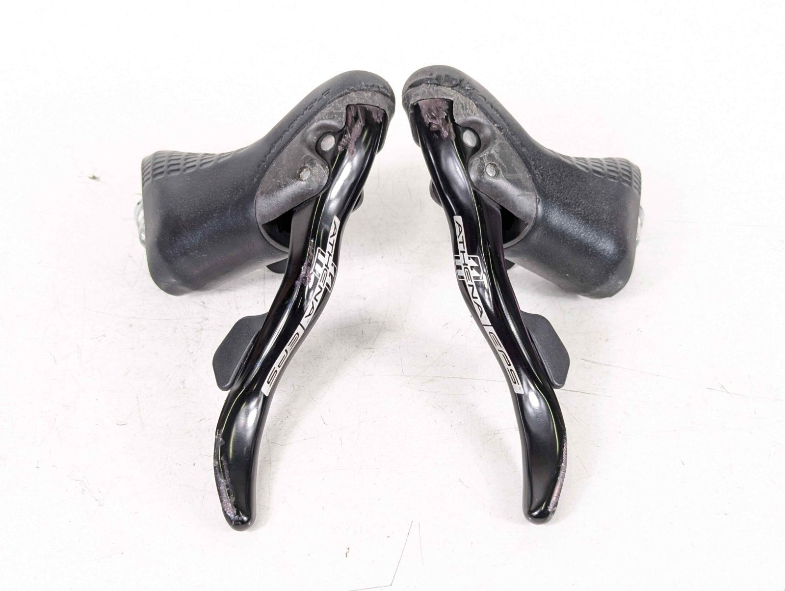 カンパニョーロ CAMPAGNOLO アテナ　EPS レバー 並品】カンパニョーロ Campagnolo Athena EPS 2x11s Ergo levers