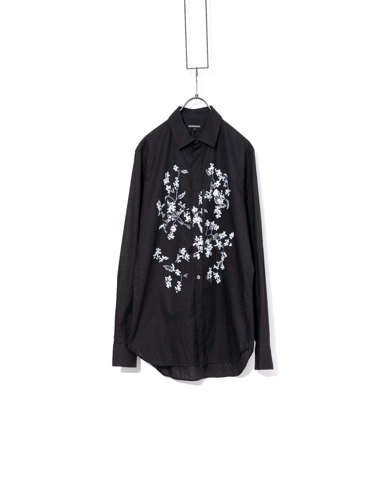 ANN DEMEULEMEESTER アンドゥムルメステール 花プリントシャツ - メルカリ