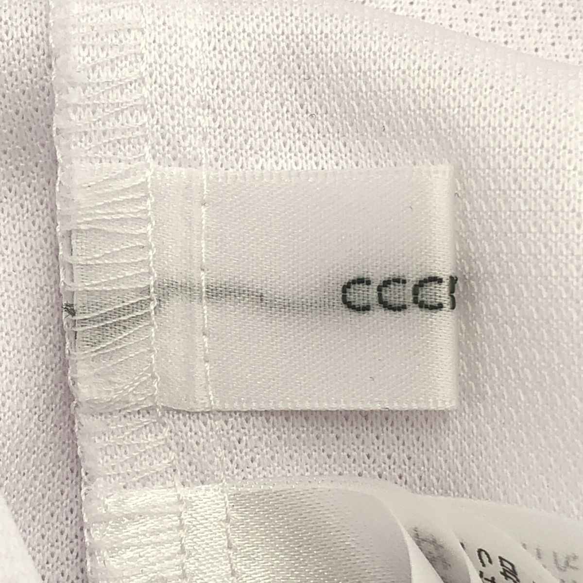 cccmalie シーマリー スカラップポロシャツ C-CT-11 ホワイト 40