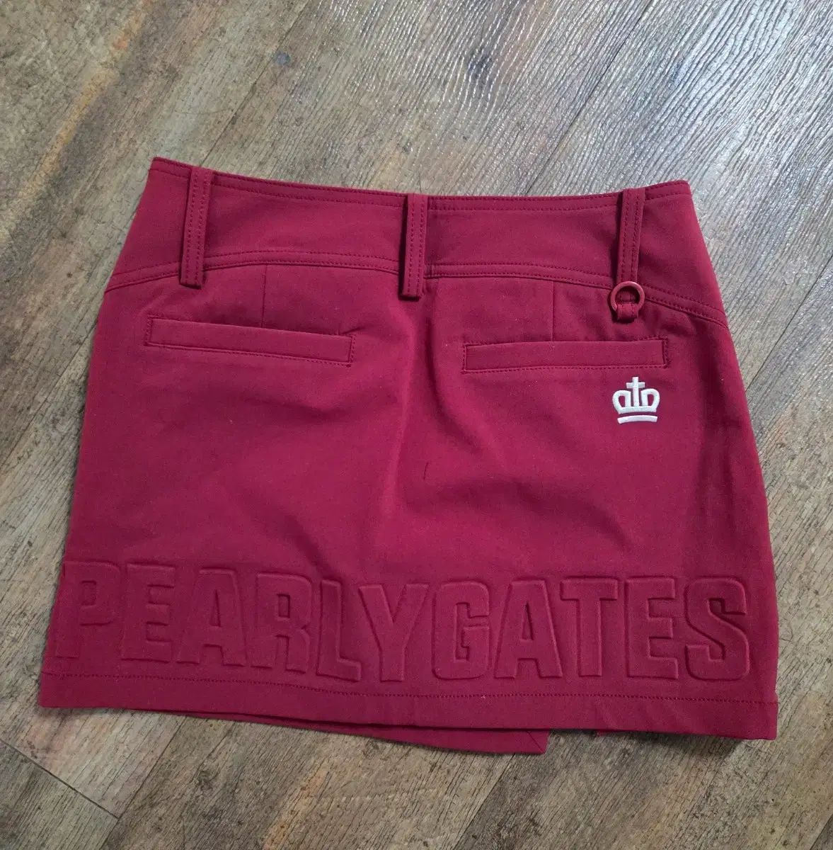 パーリーゲイツ ゴルフ スカート レッド 0号 - メルカリ