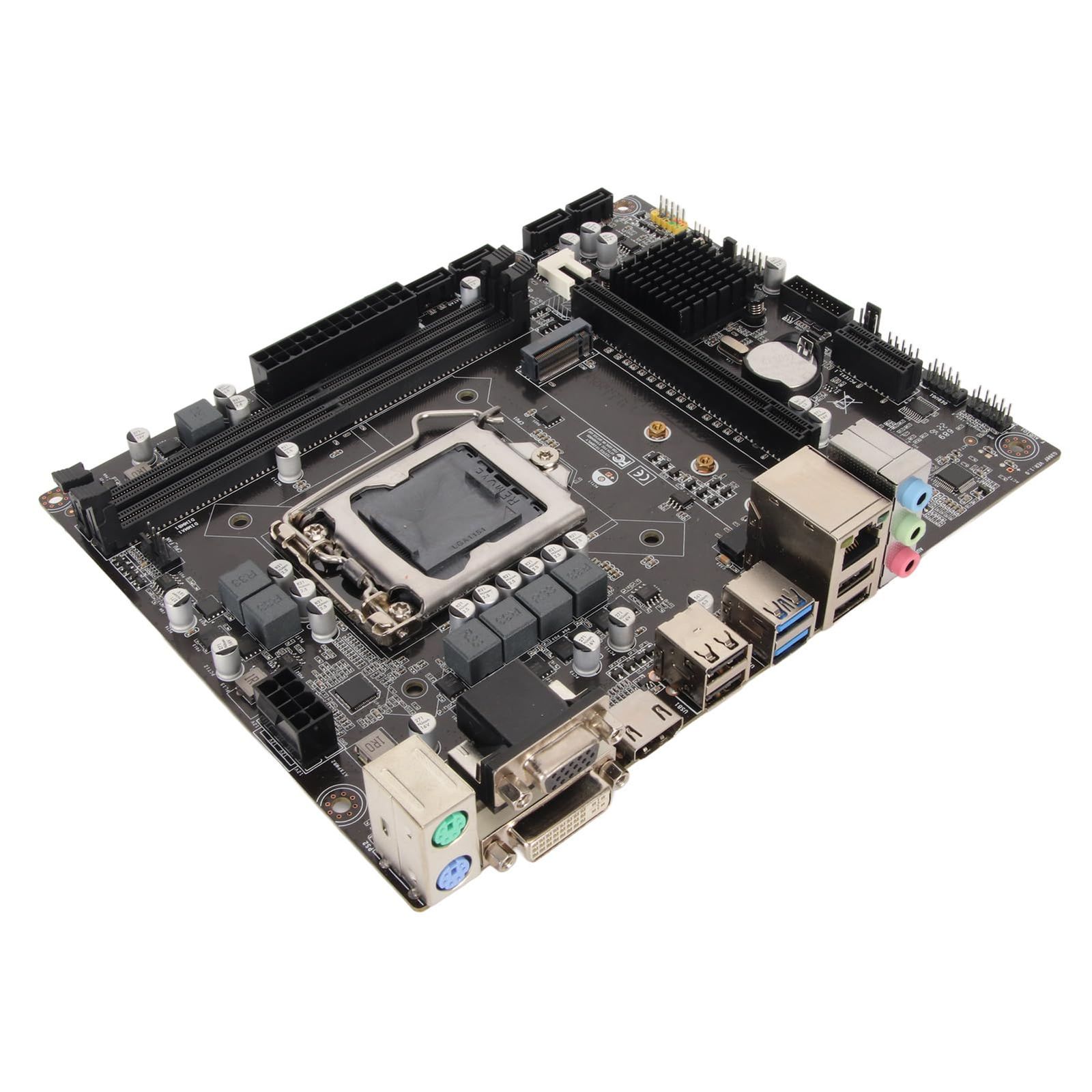 H310 LGA1151 デスクトップコンピュータ用マザーボード、Micro ATX DDR4 ゲームマザーボード、NVME M.2、 6Gb、USB 3.0、DVI HDMI VGA インターフェイス付き