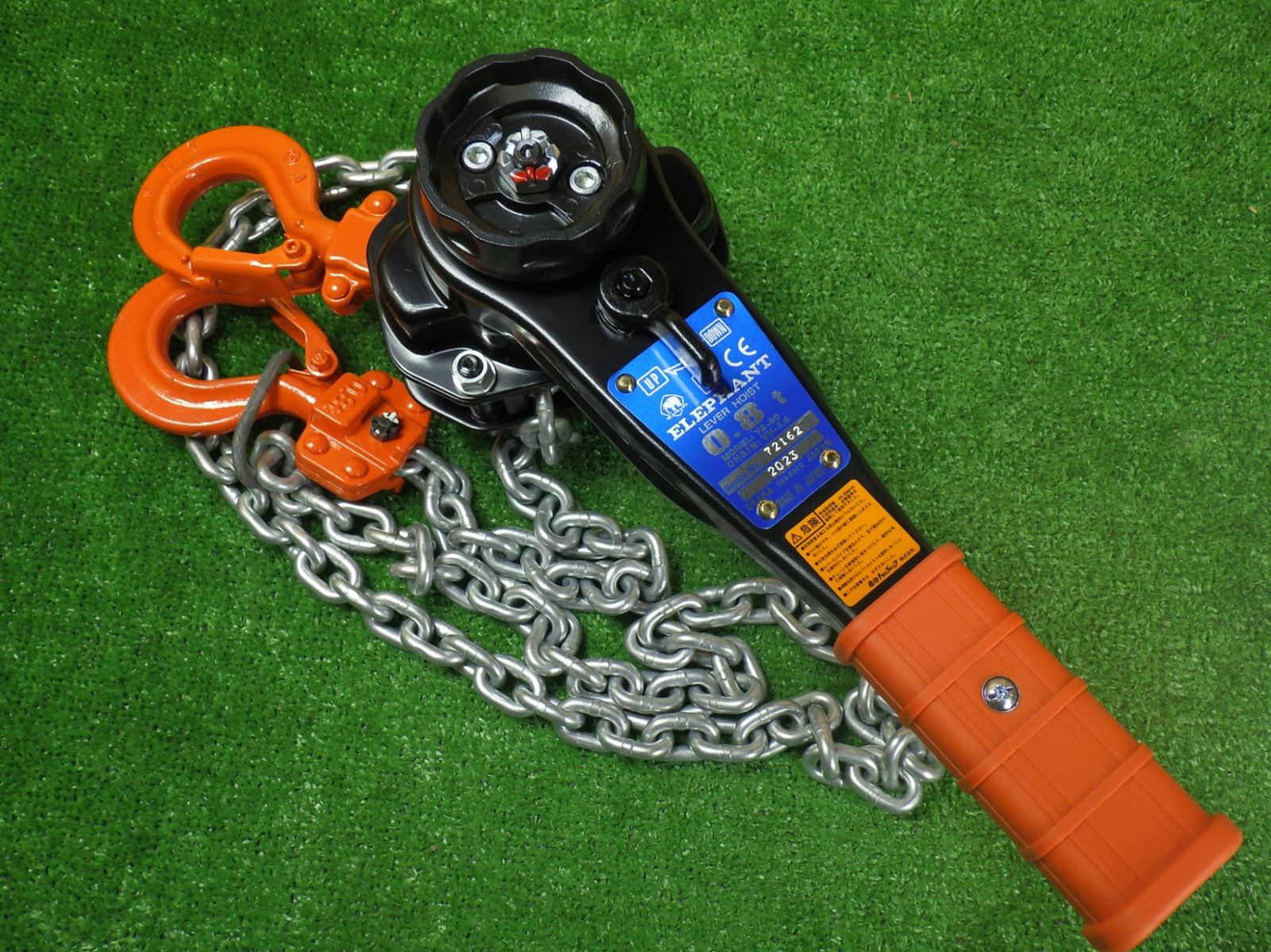 象印 チェーンレバーホイスト YA-80 長期保管品 0.8t 1.5m 工具 強力