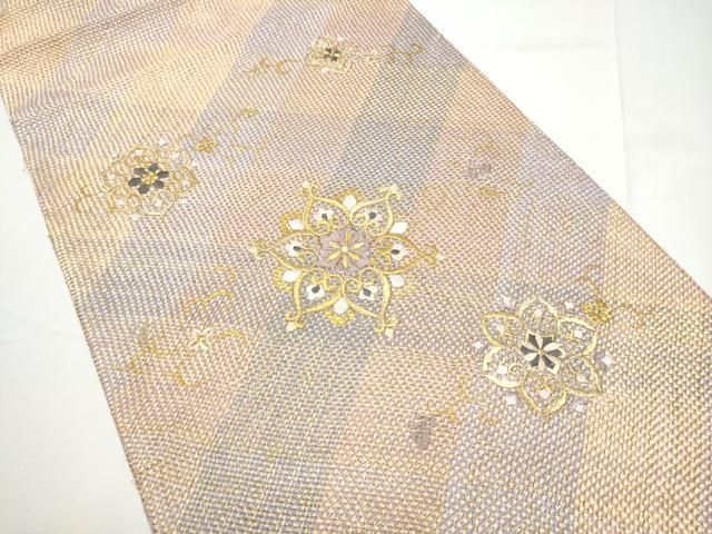 平和屋着物○ひなや工房 くむ・あむ・おる 伊豆蔵明彦 唐組 太鼓柄袋帯