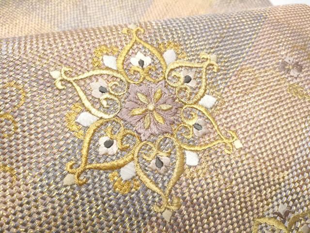 平和屋着物○ひなや工房 くむ・あむ・おる 伊豆蔵明彦 唐組 太鼓柄袋帯