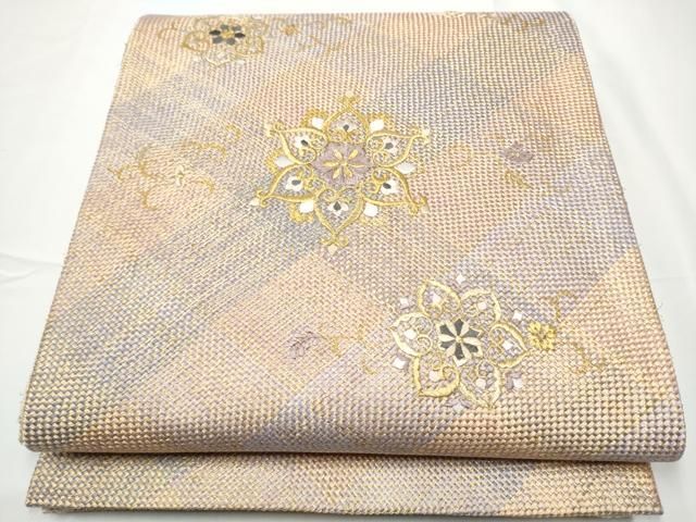 平和屋着物○ひなや工房 くむ・あむ・おる 伊豆蔵明彦 唐組 太鼓柄袋帯