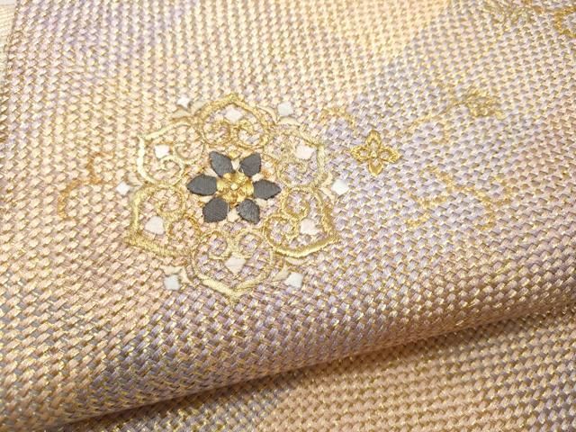 平和屋着物○ひなや工房 くむ・あむ・おる 伊豆蔵明彦 唐組 太鼓柄袋帯