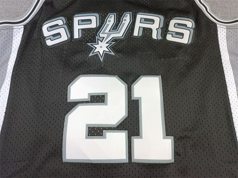 NBA ティム・ダンカン（Tim Duncan） スパーズ ユニフォーム 刺繍 M