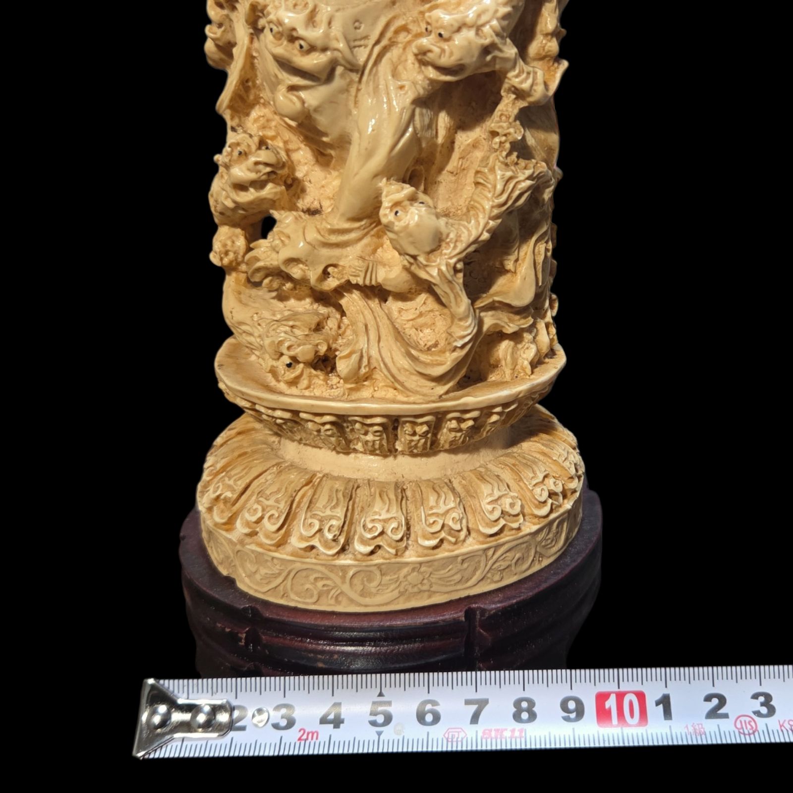 中国美術 唐獅子 置物 獅子 練物 魔除け 開運 アンティーク レトロ 古