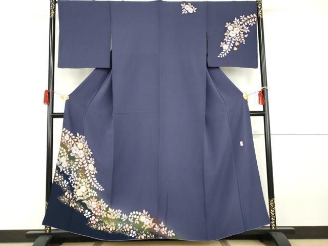 平和屋着物●越後十日町の一流染匠　桐屋・翠山工房　訪問着　辻が花　暈し染め　金彩　やまと誂製　正絹　逸品　AABG7996cs 平和屋着物○越後十日町の一流染匠 桐屋・翠山工房 訪問着 辻が花 暈し