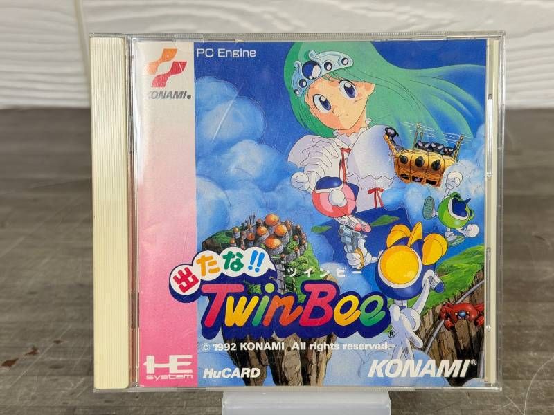 PCE PCエンジン HuCARD 出たな!! TwinBee ツインビー コナミ KONAMI