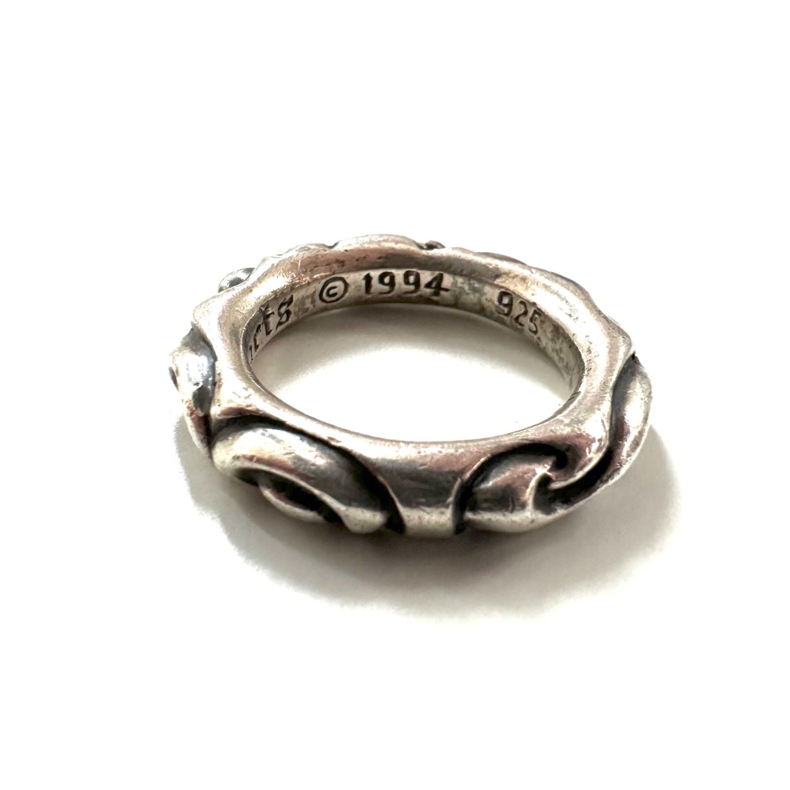 Chrome Hearts Scroll Band Ring クロムハーツ スクロールバンド 