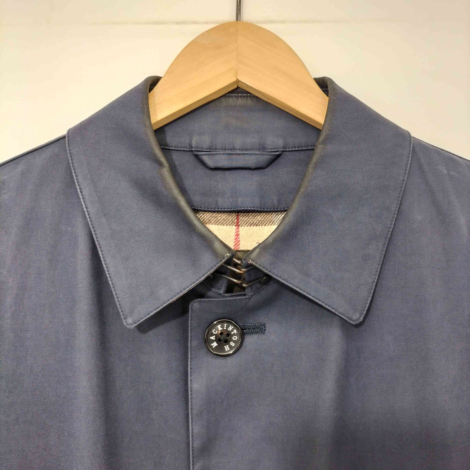 マッキントッシュロンドン Mackintosh LONDON ゴム引き チェック
