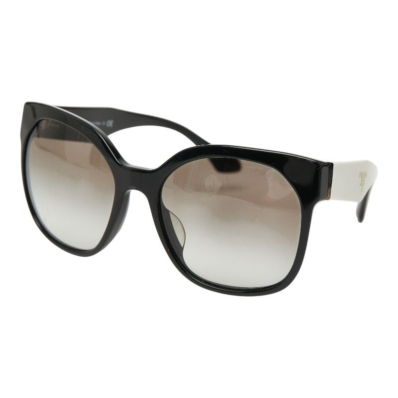 プラダ SPR 10R-F バイカラー ホワイト ブラック ブラウン