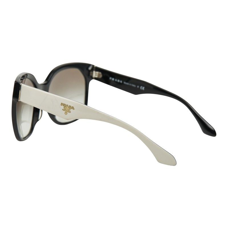 プラダ SPR 10R-F バイカラー ホワイト ブラック ブラウン