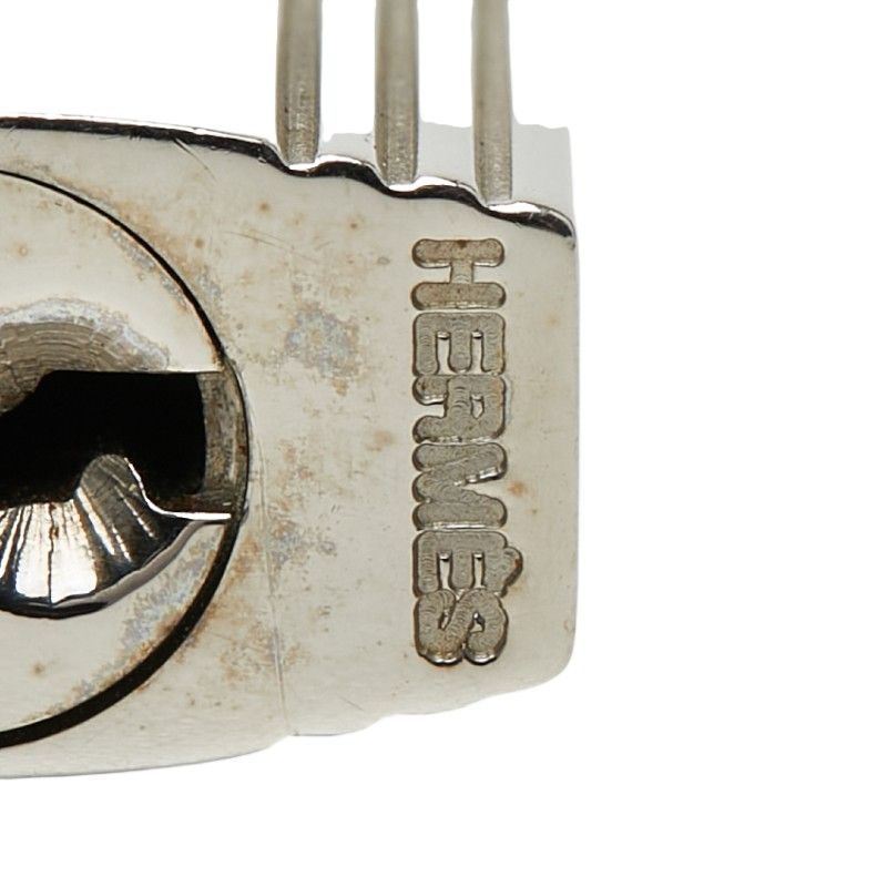 エルメス カデナ 南京錠 カギ セット シルバー メタル レディース