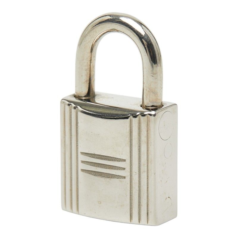 エルメス カデナ 南京錠 カギ セット シルバー メタル レディース