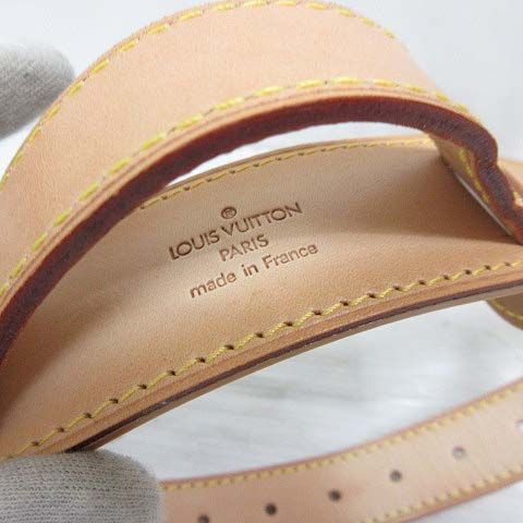 ルイヴィトン LOUIS VUITTON 極美品 ショルダーストラップ ヌメ革