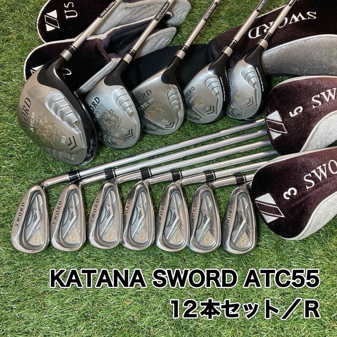KATANA GOLF SWORD ATC55 12点クラブセット スウォード カタナ - メルカリ