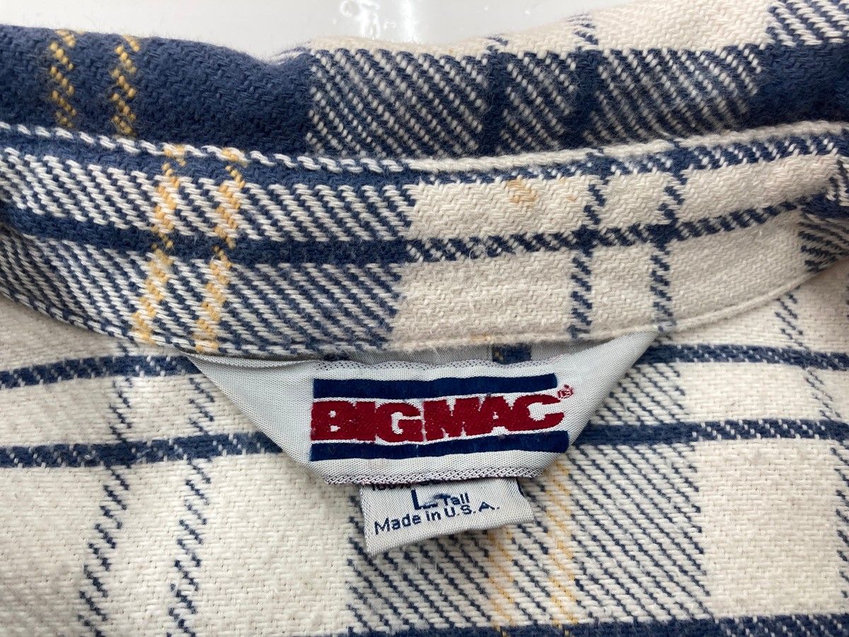 ビッグマック BIG MAC 80s ヘビーネルシャツ ヘビネル チェックシャツ