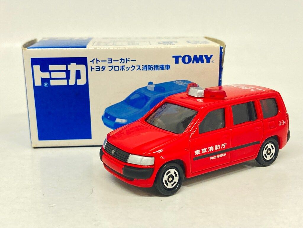トミー トミカ中国製/イトーヨーカドー トヨタ プロボックス消防指揮車