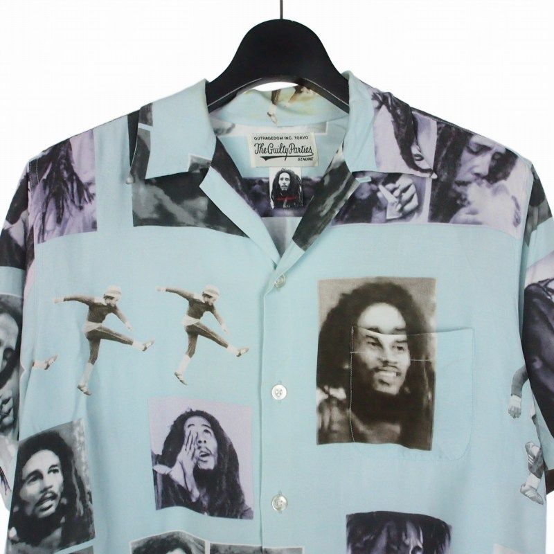 ワコマリア WACKO MARIA BOB MARLEY SS HAWAIIAN SHIRT ボブ マーリー
