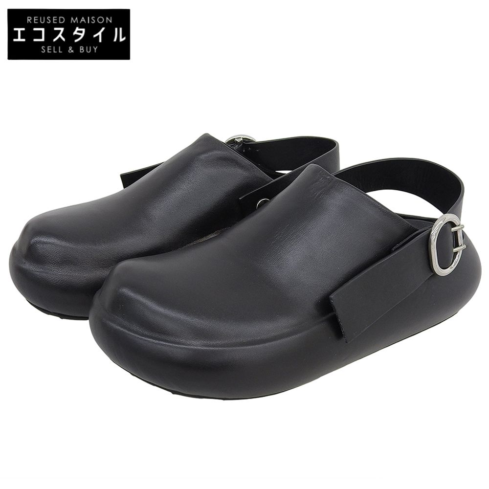 JIL SANDER ジルサンダー 新品同様 SABOT アンクルストラップ ラウンド