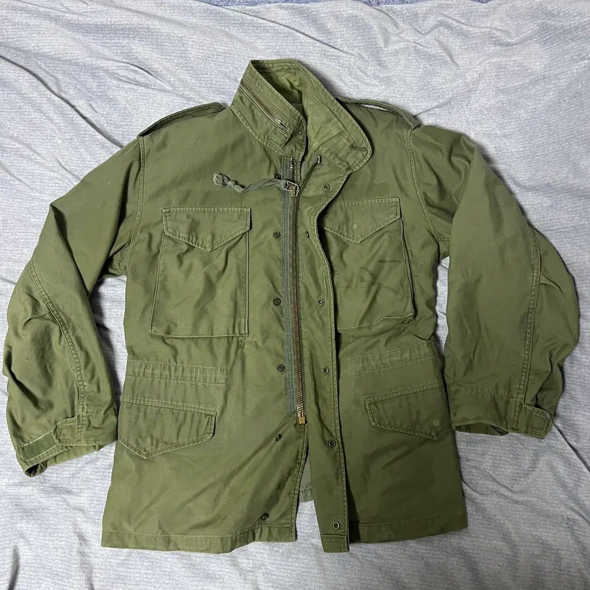 70s 80s ミリタリー M65 フィールドジャケット 3rd GENERALジッパー