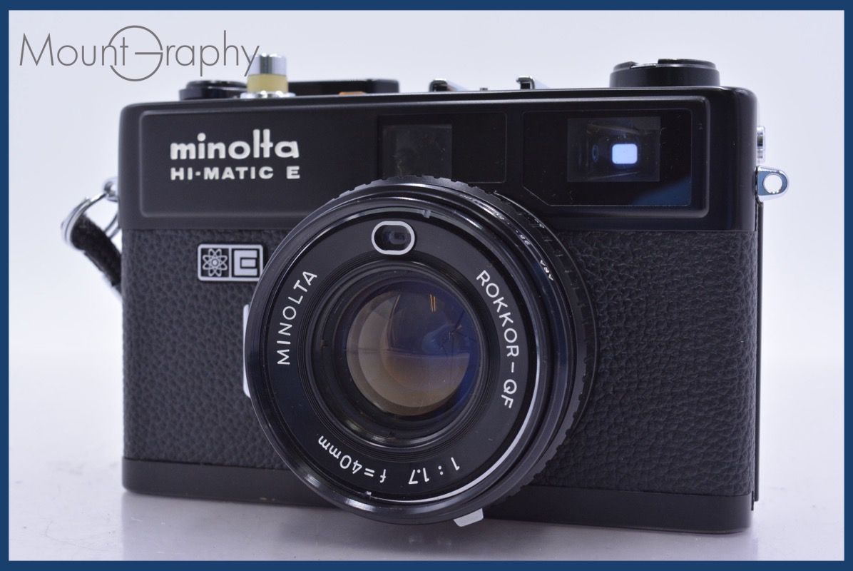 動作保証】 ミノルタ MINOLTA HI-MATIC E 40mm F1.7 同梱無料 #am4143