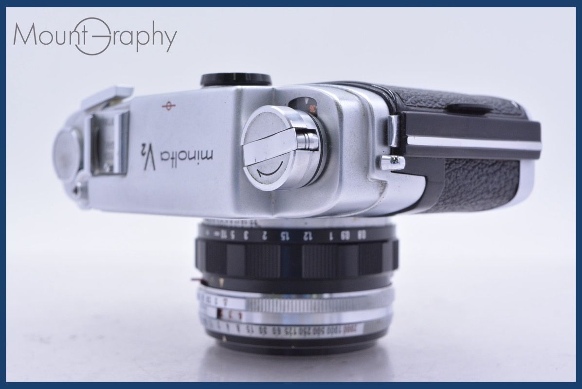 動作保証】 ミノルタ MINOLTA V2 45mm F2 レンズフィルター付 同梱無料