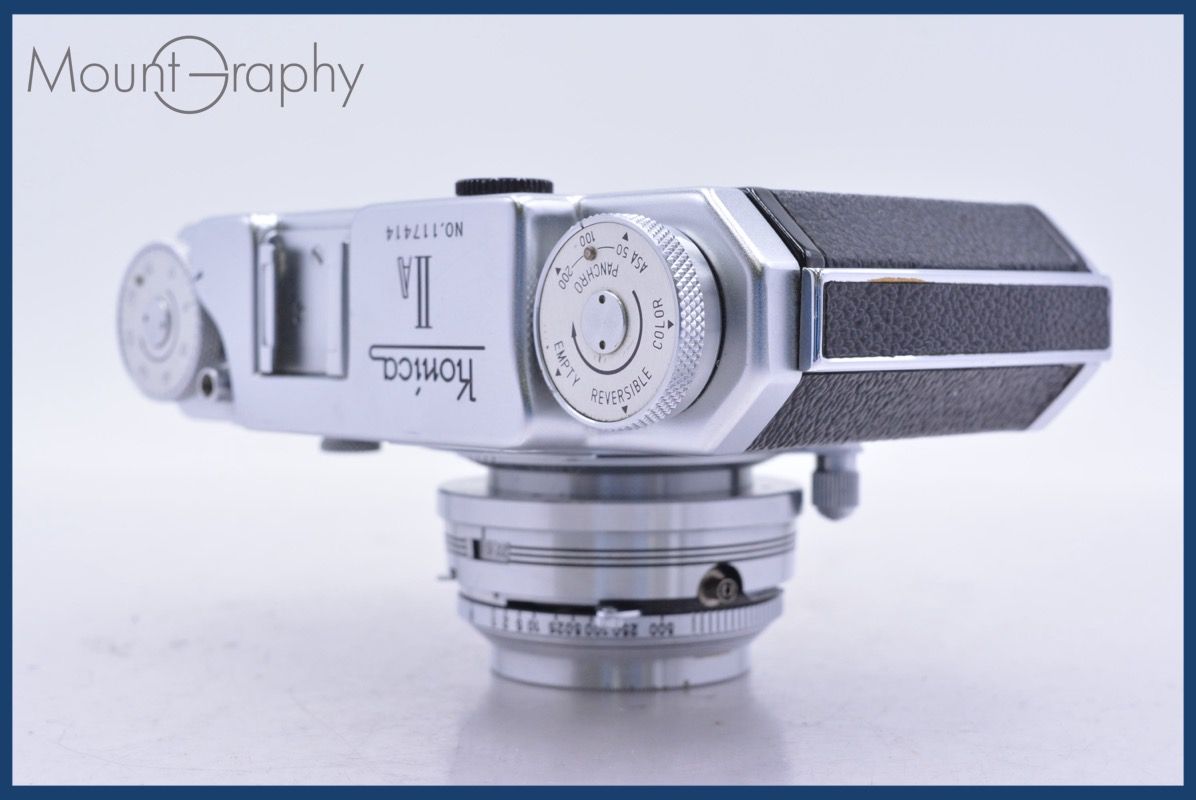 動作保証】 コニカ KONICA Konica II A 48mm F2 レンズフィルター付 同