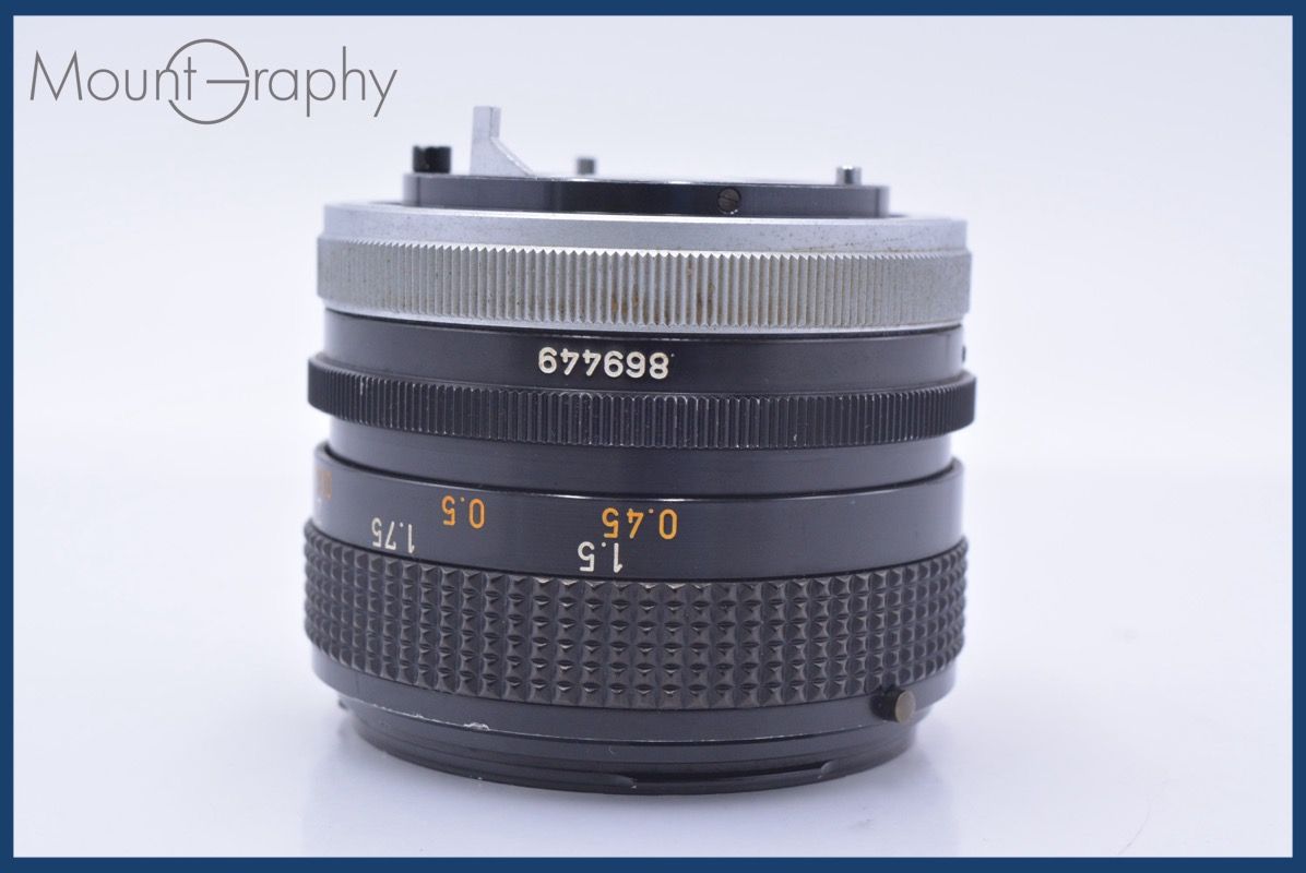 動作保証】 キヤノン Canon FD 50mm F1.4 S.S.C. 前後キャップ&レンズ