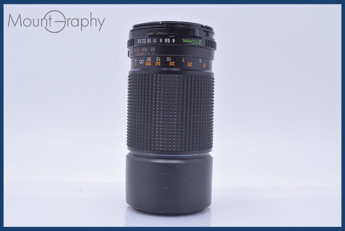 動作保証】 マミヤ Mamiya MAMIYA-SEKOR C 210mm F4 後キャップ付 同梱