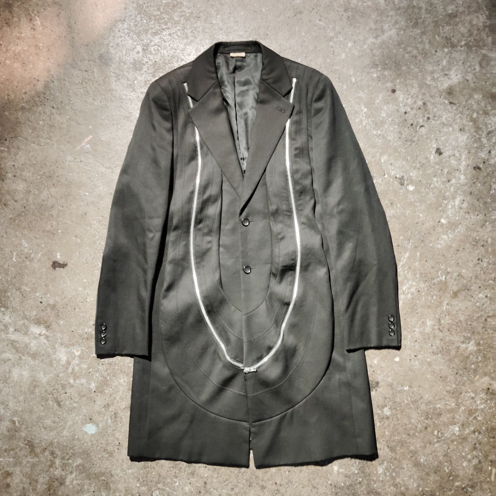COMME des GARCONS HOMME PLUS 23aw ジップデザインロングジャケット M