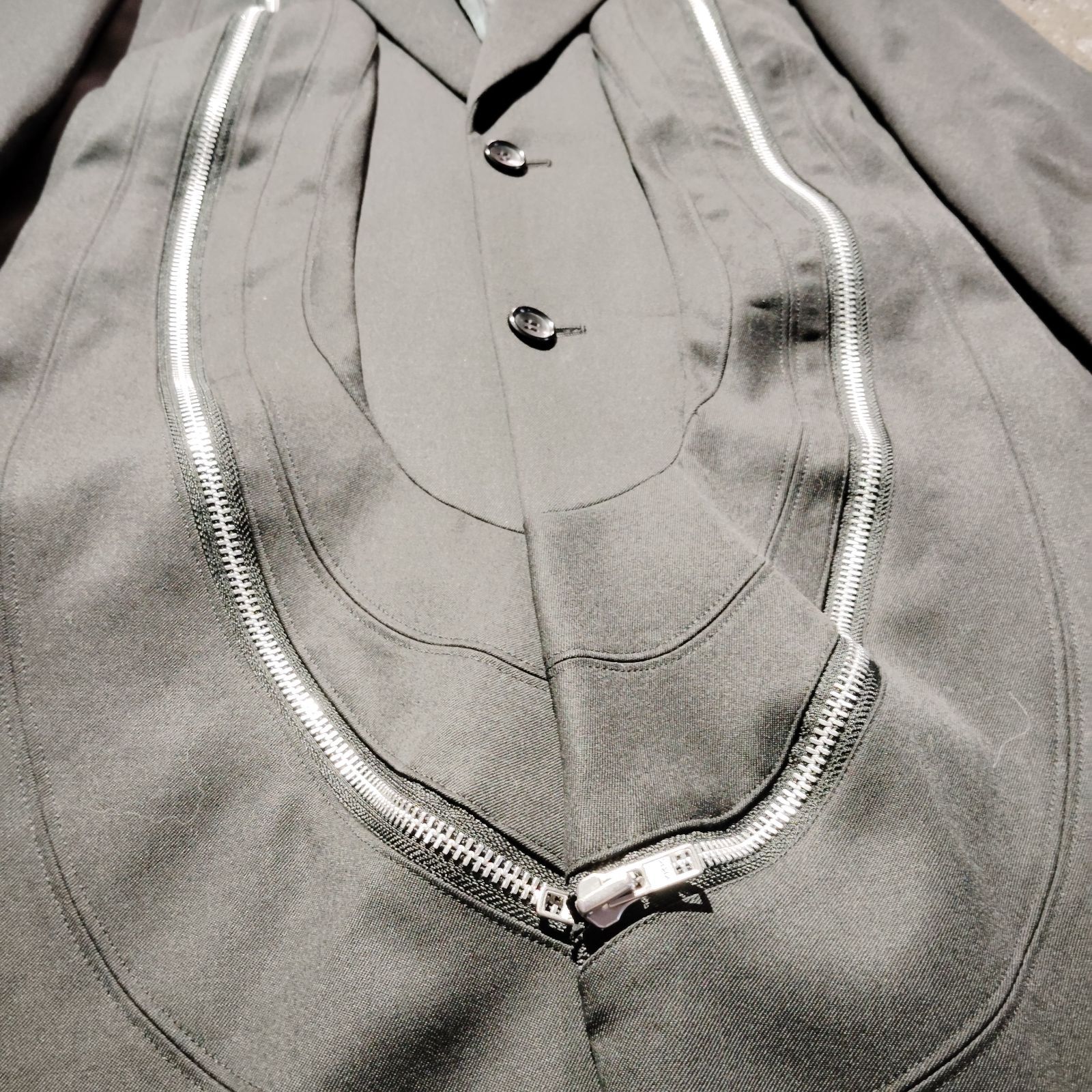 COMME des GARCONS HOMME PLUS 23aw ジップデザインロングジャケット M