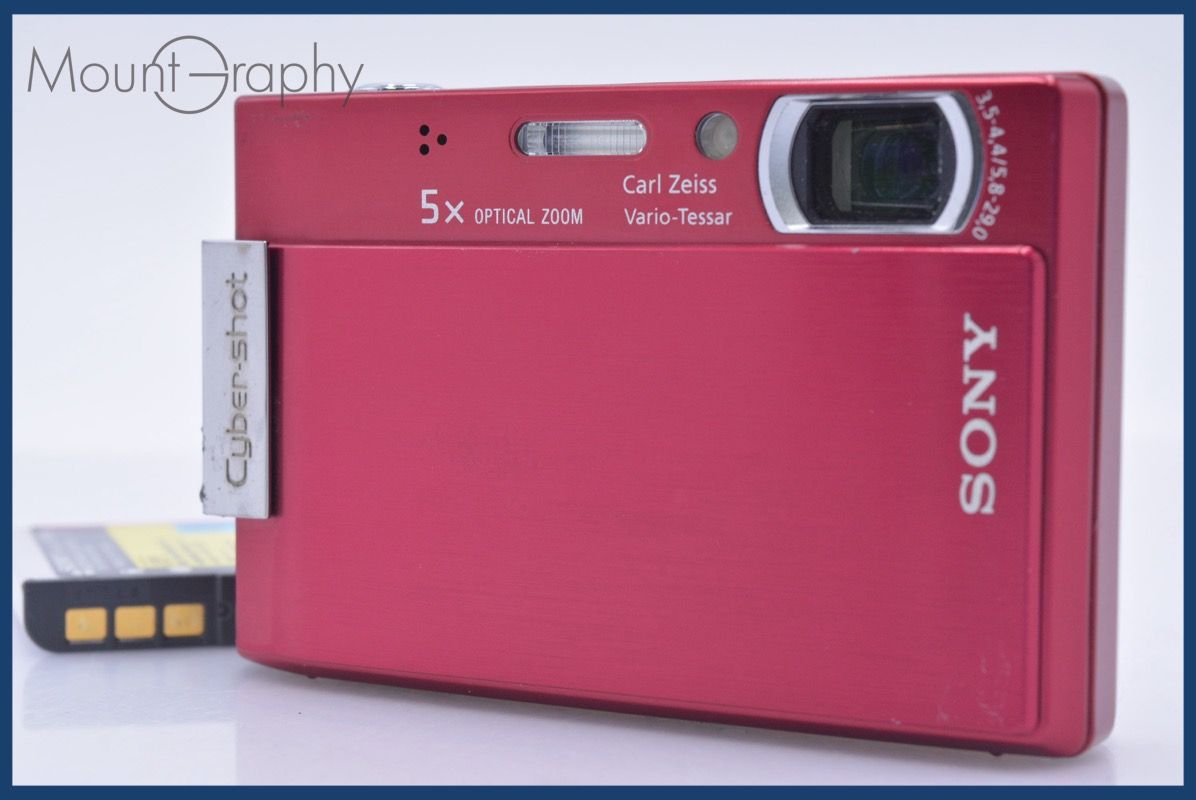 動作保証】 ソニー SONY Cyber-shot DSC-T100 5x バッテリー付属 同梱