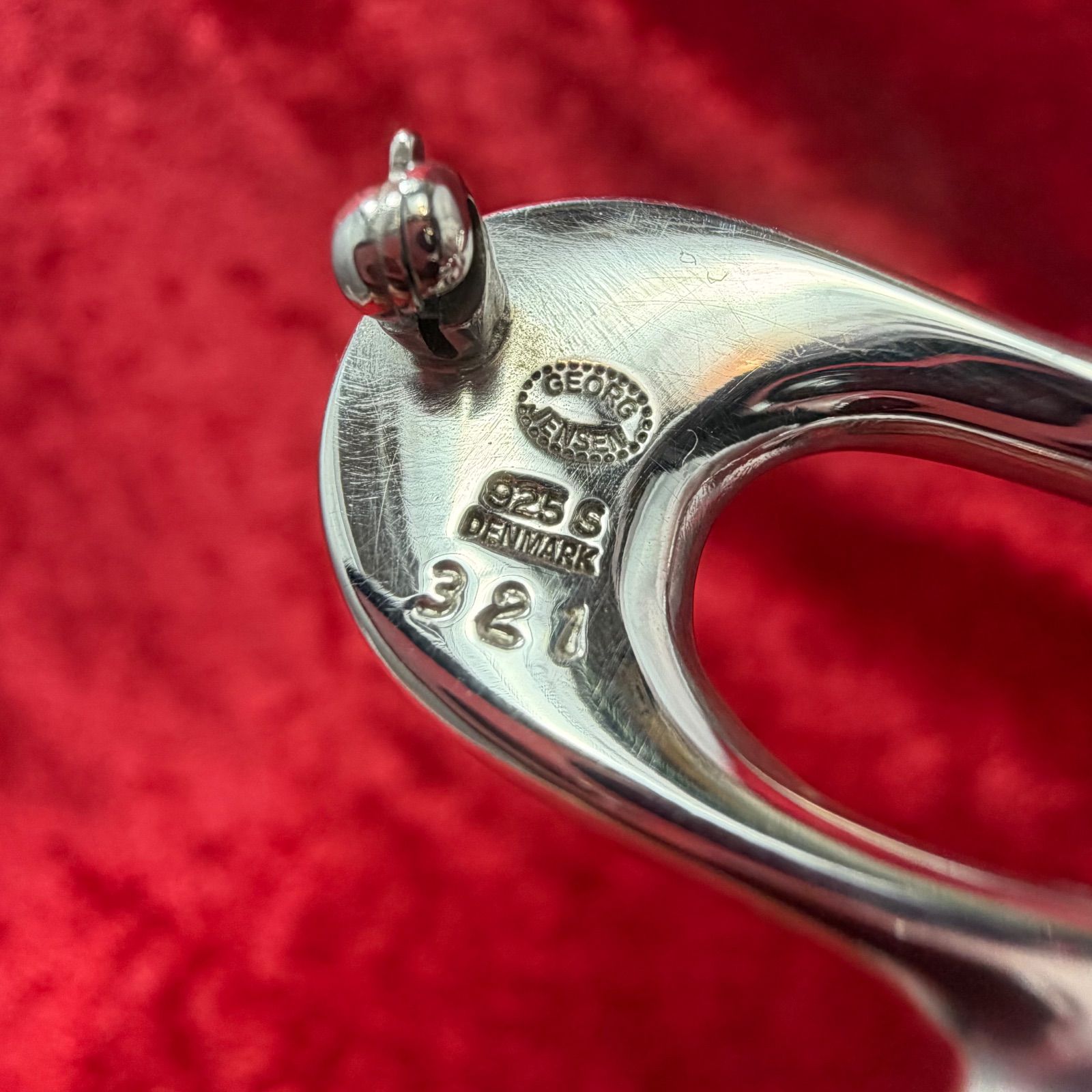 美品 ブローチ スプラッシュ ♯321 ジョージジェンセン/GEORG JENSEN