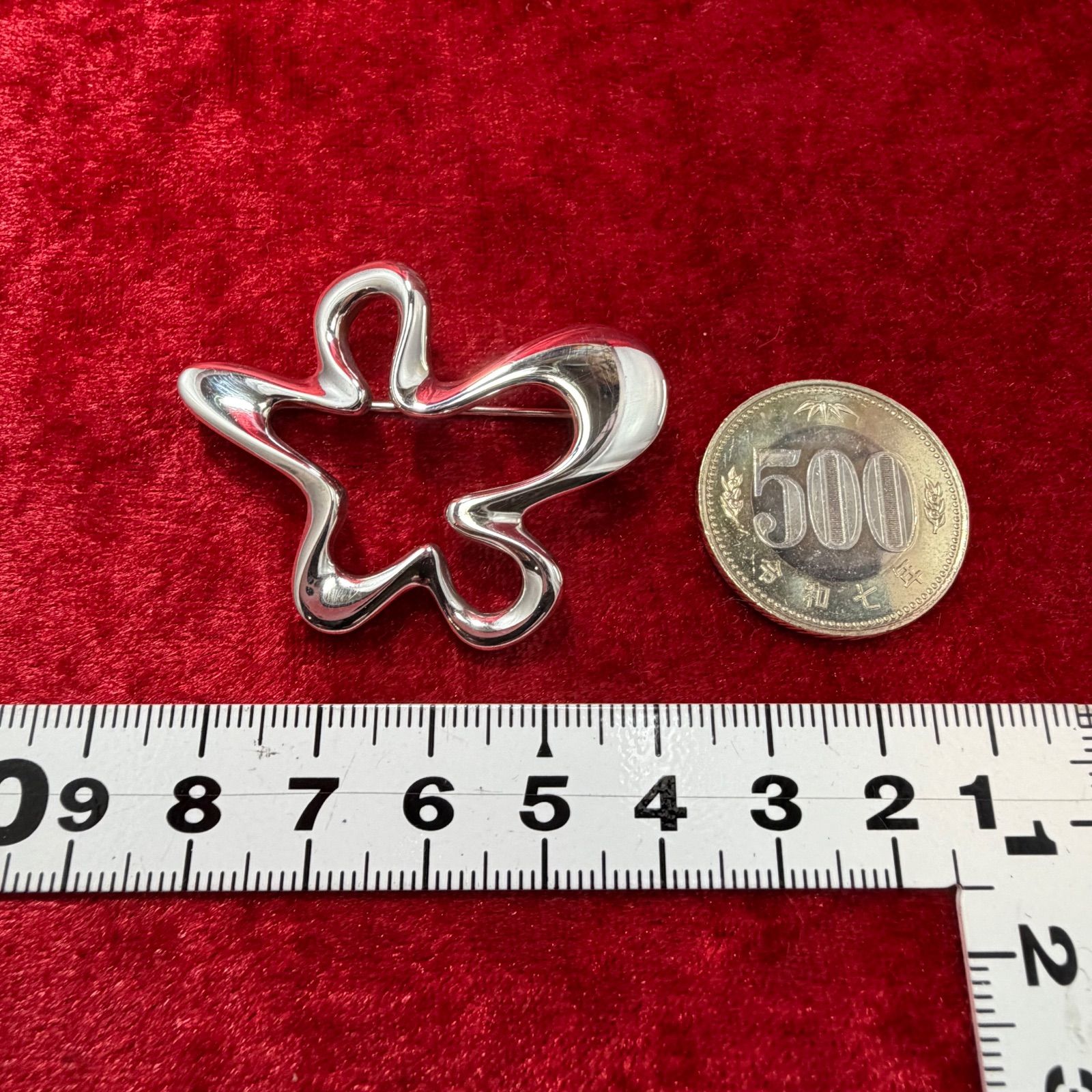 美品 ブローチ スプラッシュ ♯321 ジョージジェンセン/GEORG JENSEN