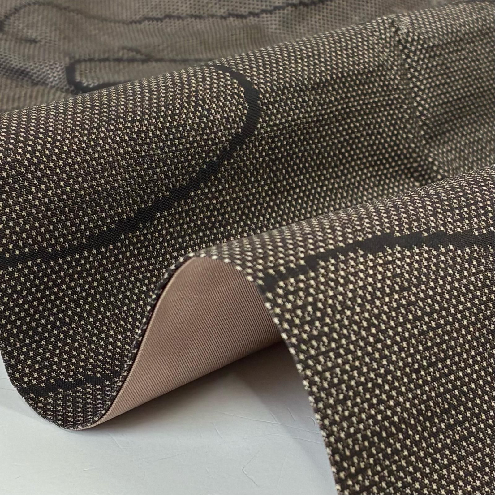 本場大島紬 正絹 茶泥染め 一元式 花唐草 袷 着物 MK-4156 - メルカリ