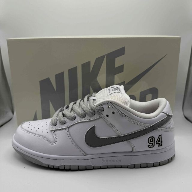 Supreme 25aw x NIKE SB DUNK LOW OG QS WHITE 27.0cm HQ8487-100 
