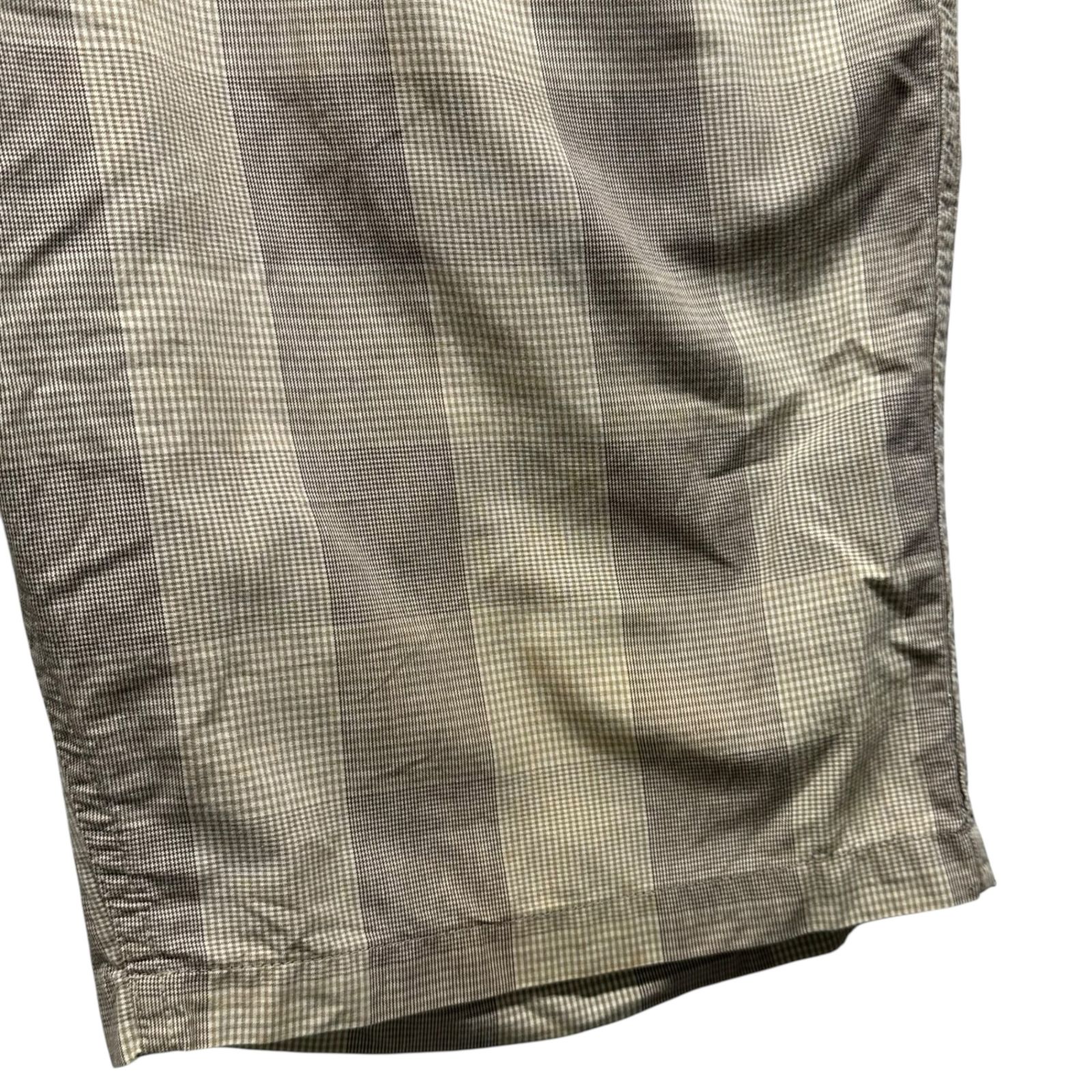 GOODENOUGH(グッドイナフ) 90's Back GE Print Check Easy Shorts 90