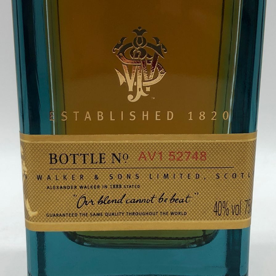 ジョニーウォーカー ブルーラベル 750ml 40% 未開栓 - メルカリ