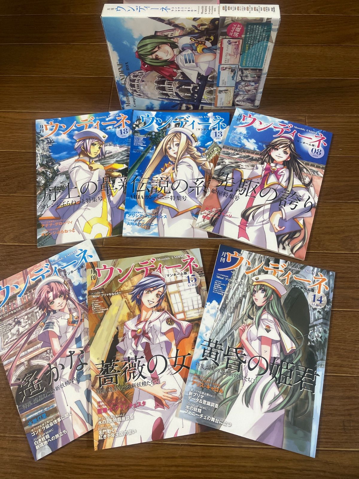 月刊 ウンディーネ コンプリート セレモニー BOX 帯付き 全6冊を