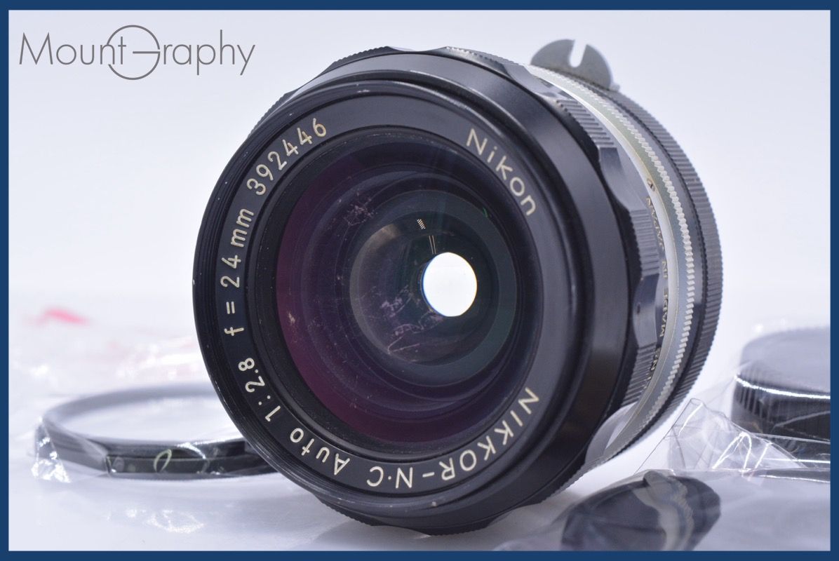 【動作保証】 ニコン Nikon NIKKOR-N?C Auto 24mm F2.8 非Ai 前後キャップ&レンズフィルター付 同梱無料 #mj8955 動作保証】 ニコン Nikon NIKKOR-N?C Auto 24mm F2.8 非Ai 前後